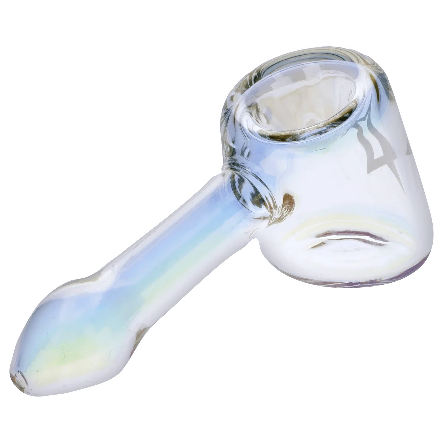 Famous Design - Crystal Fumed Hammer Pipe - Clear - 4in. - Image 4