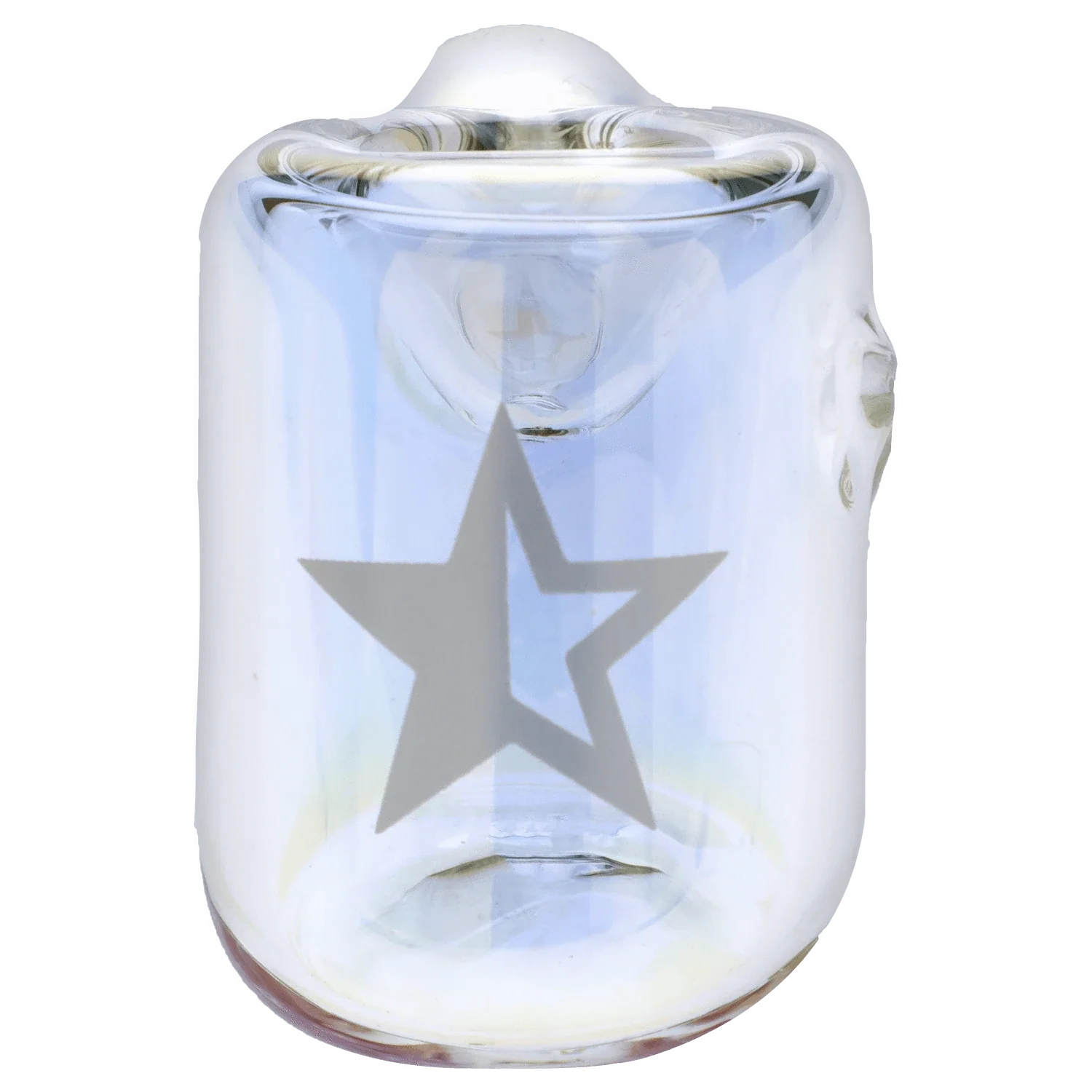 Famous Design - Crystal Fumed Hammer Pipe - Clear - 4in. - Image 7
