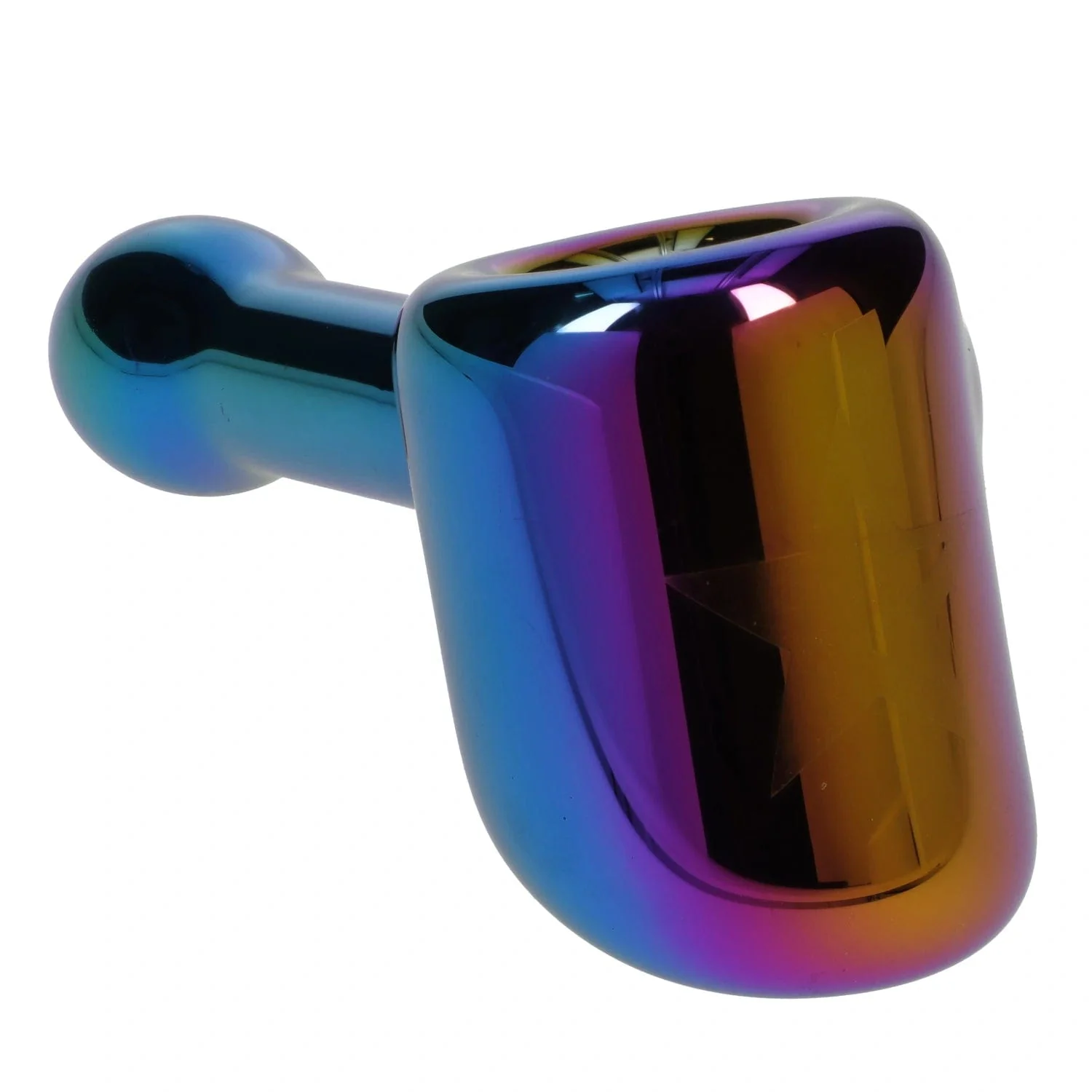 Famous Design Prism Fumed Hammer Pipe - Rainbow - 5in. - Image 3