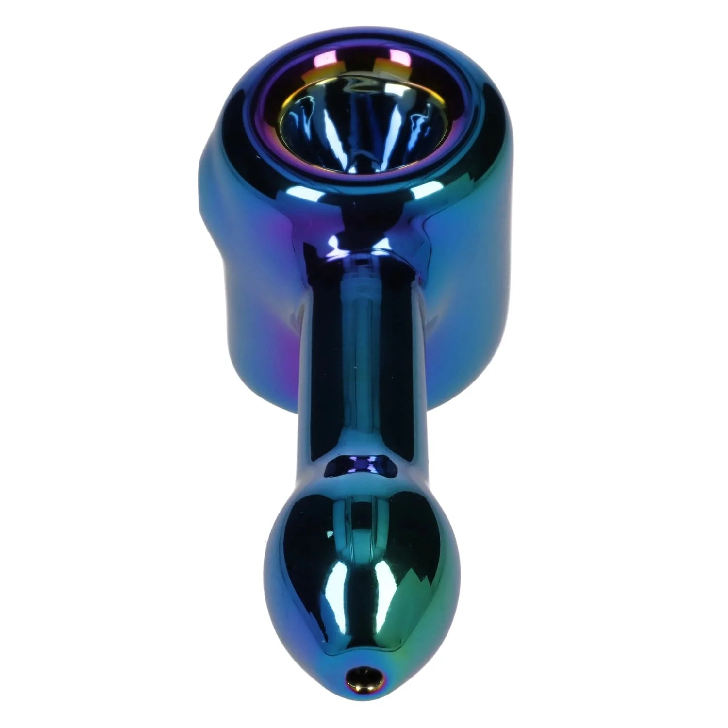 Famous Design Prism Fumed Hammer Pipe - Rainbow - 5in. - Image 7