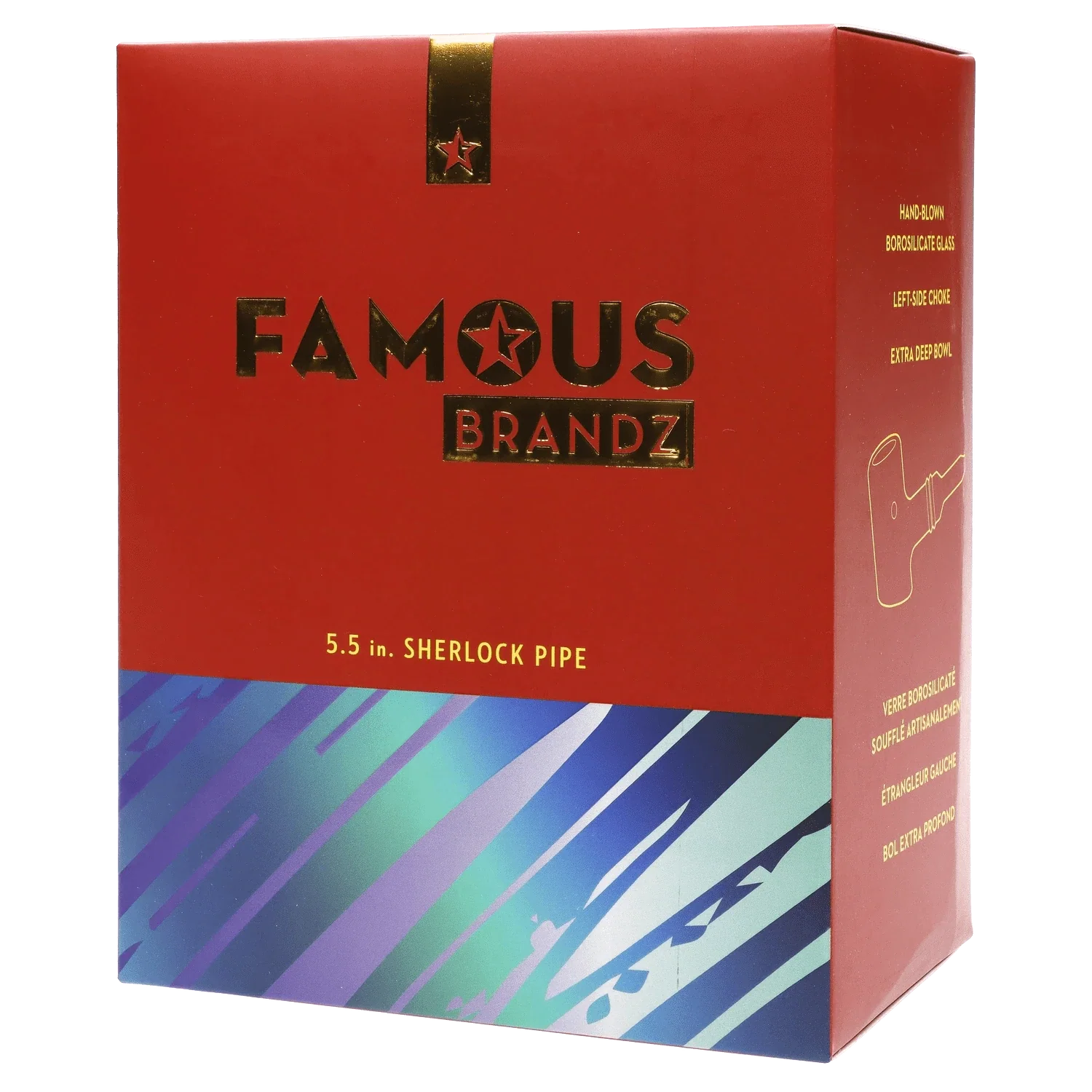 Famous Design Sapphire Fumed Lrg Sherlock -Blue-5.5in. - Image 9