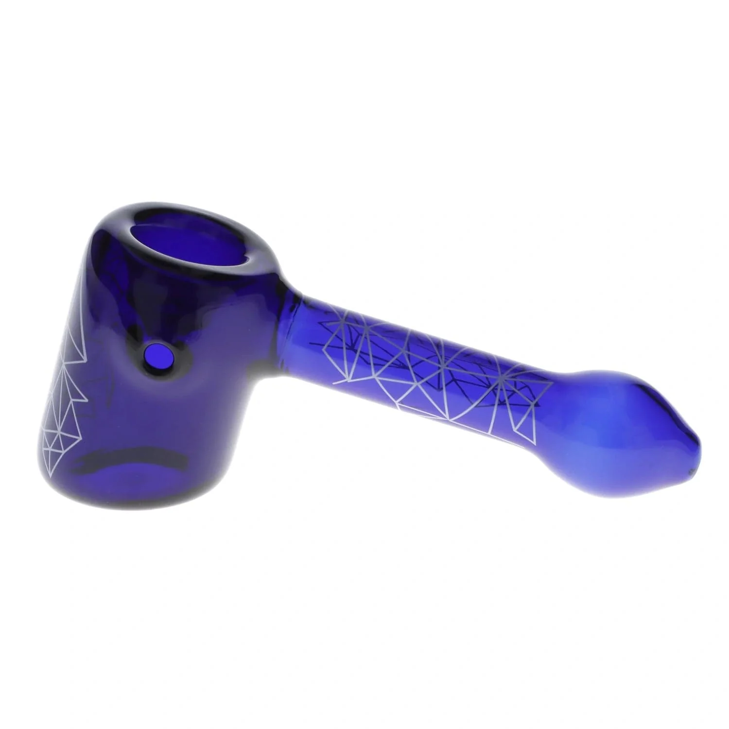 Famous Design Space Hammer Pipe-Blue-5 in.