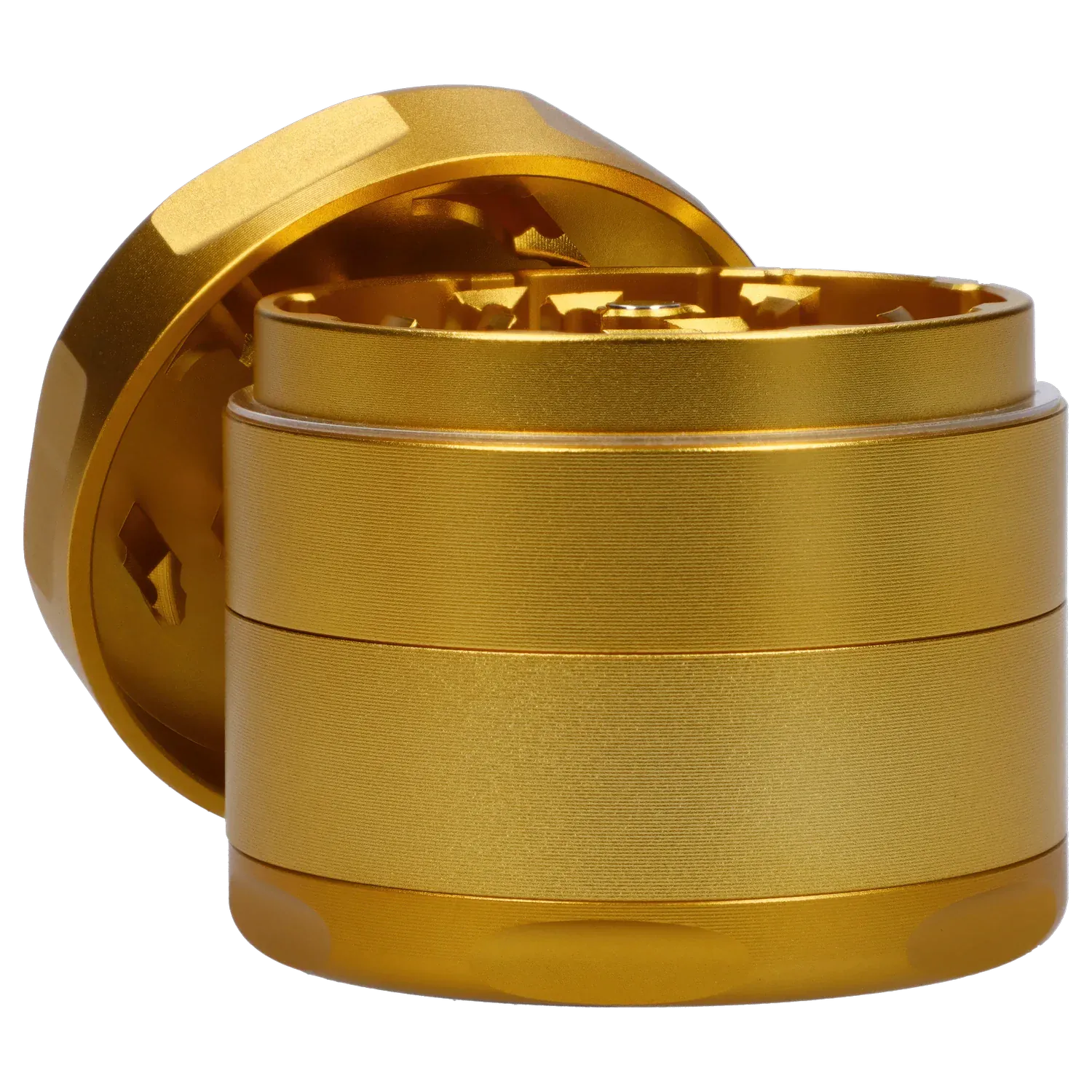 Famous Design Surrender Aluminum 4 pc Grinder - Gold - Image 4
