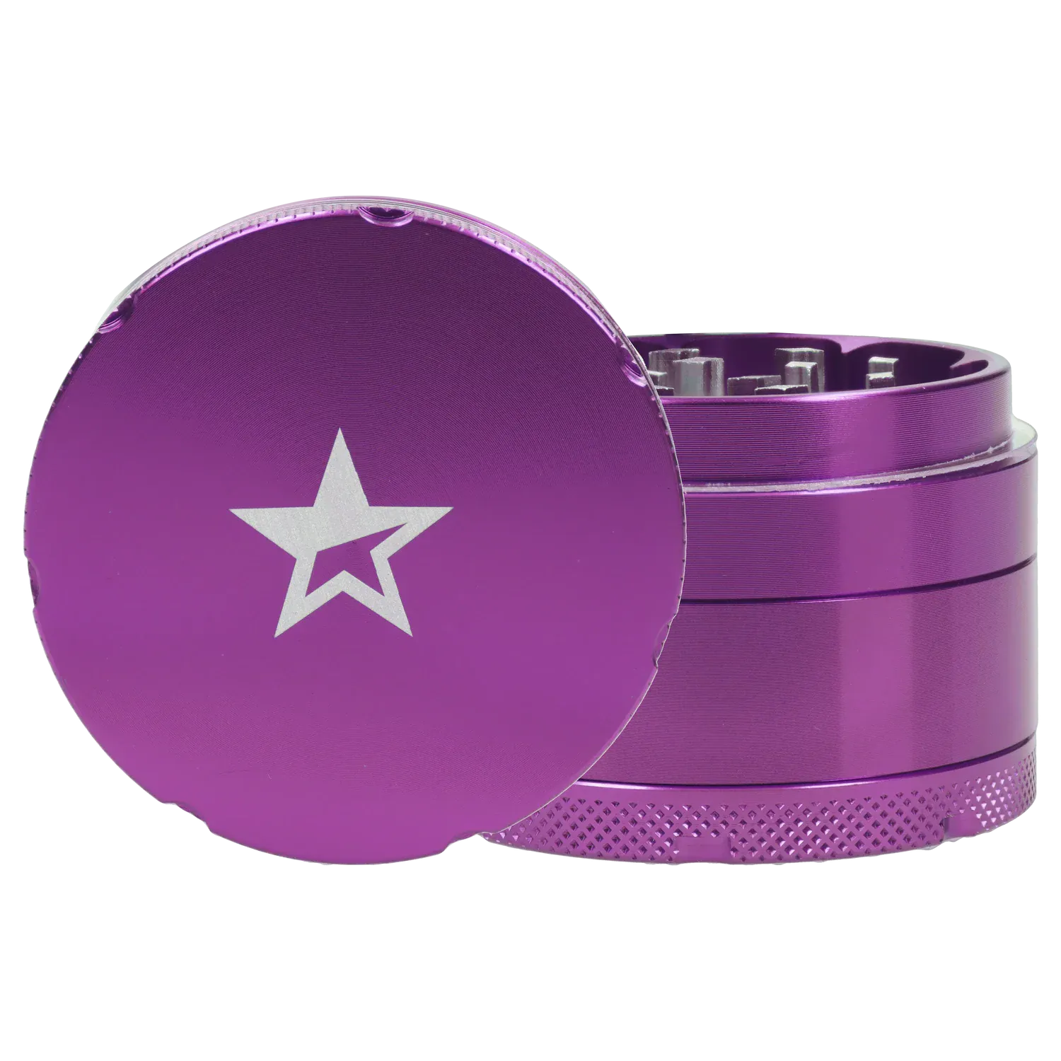 Famous X 4 pc Grinder -Purple - 50mm - Image 3