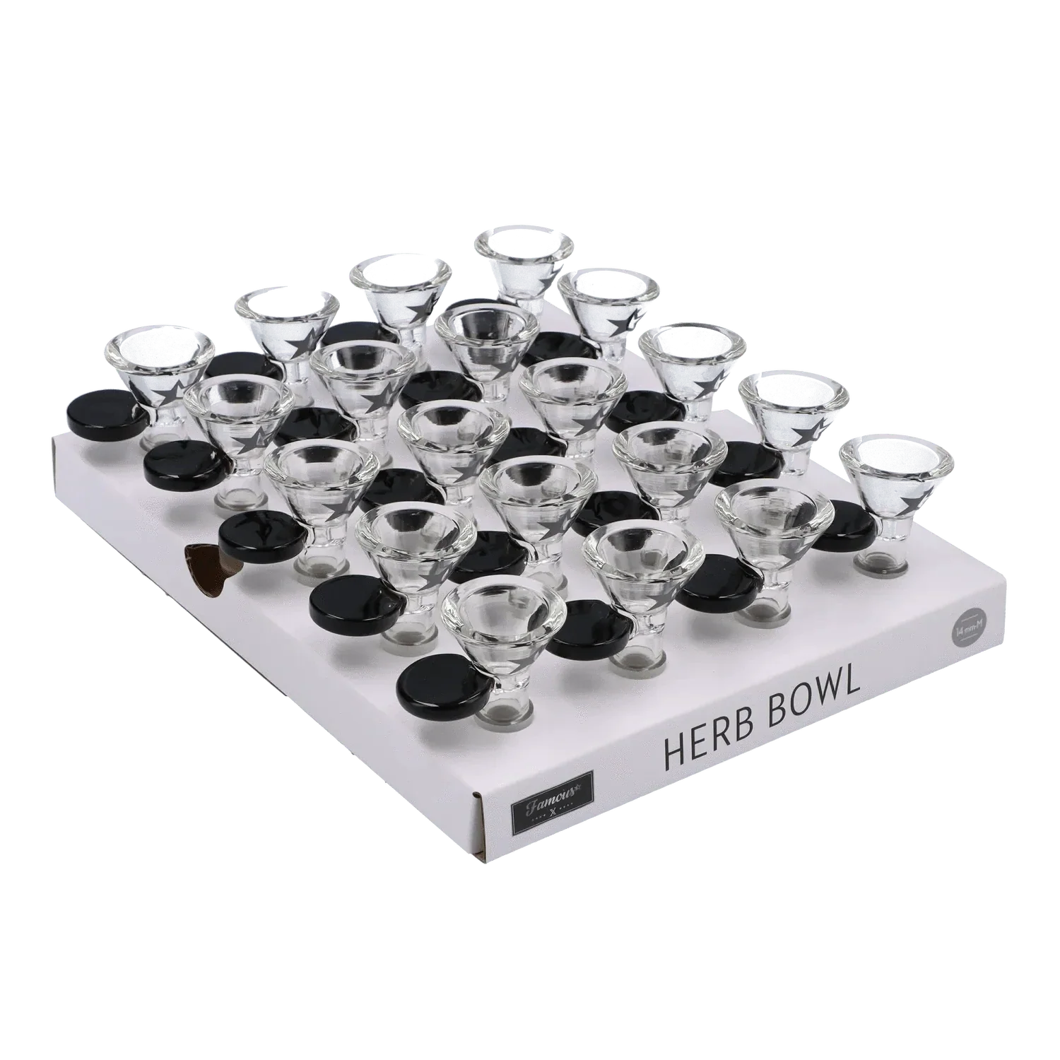 Famous X Bowl w/Star - Clear -14mm - Image 8