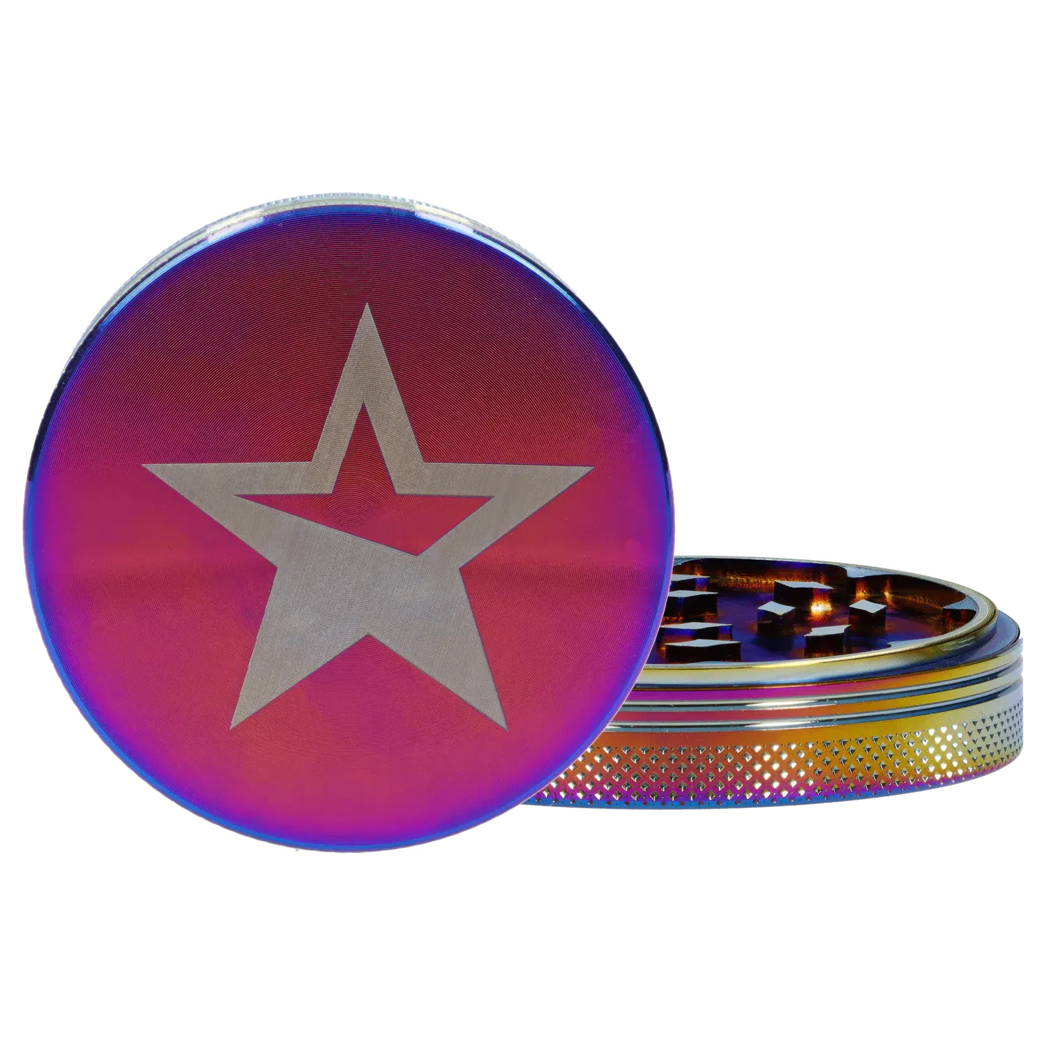 Famous X - Prism 2 pc Grinder - Rainbow-55mm - Image 3