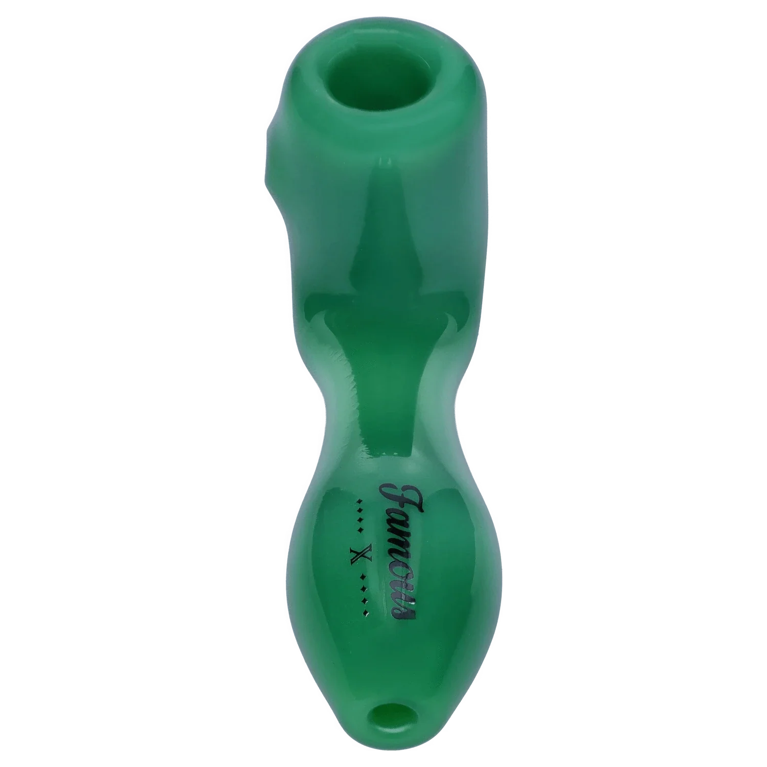 Famous X Sherlock Pipe - Milky Jade - 4in. - Image 4