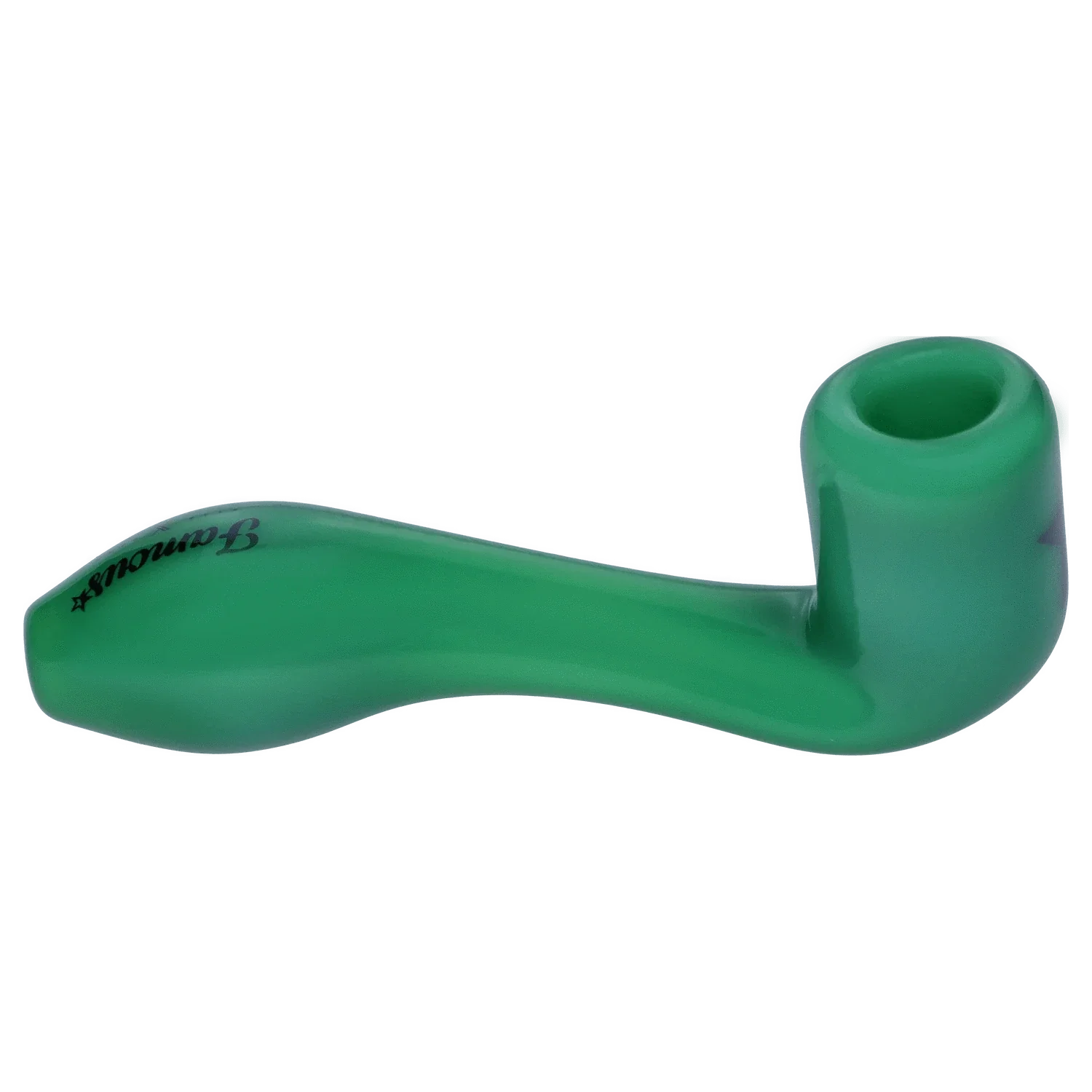 Famous X Sherlock Pipe - Milky Jade - 4in. - Image 6