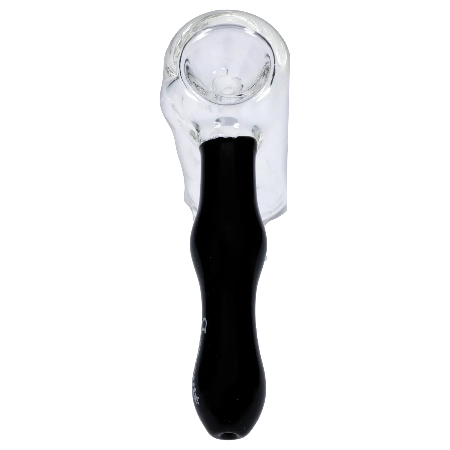 Famous X Straight Hammer Bubbler - Black - 6in. - Image 4