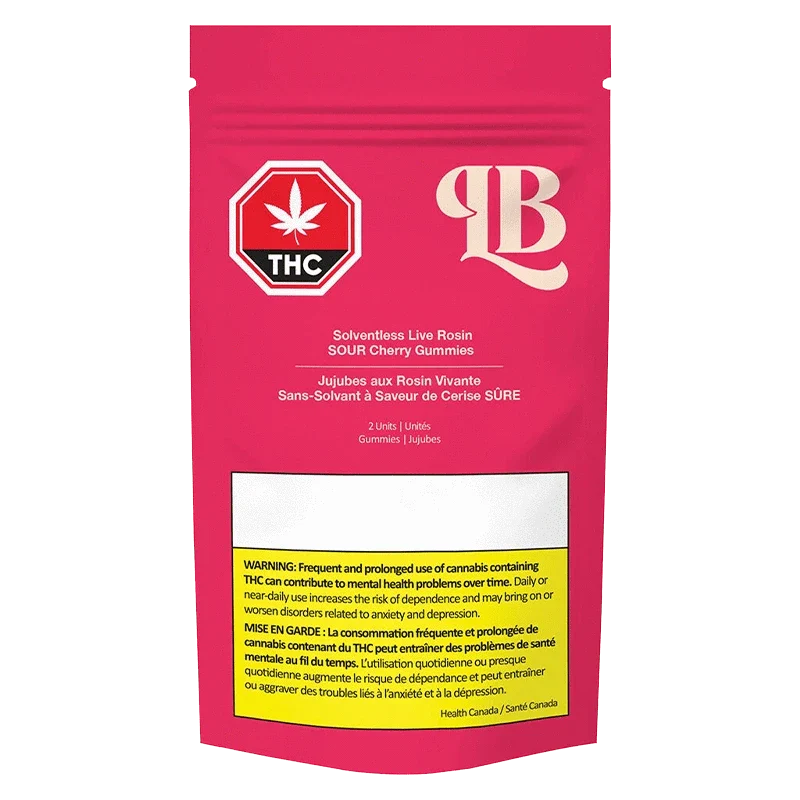 Live Rosin Sour Cherry Gummies - Image 3