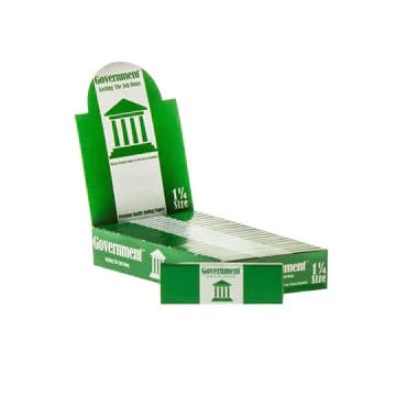 Government 100% Wood Fibre Rolling Papers - 1 ¼