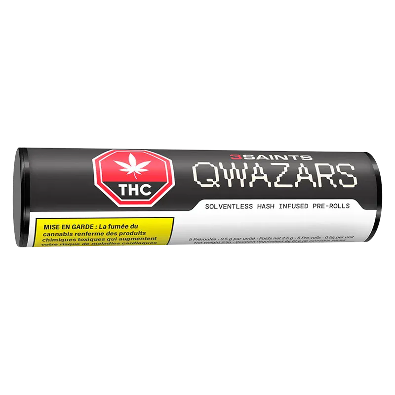 Qwazars Solventless Hash Infused PR 5 x 0.5 g - Image 3