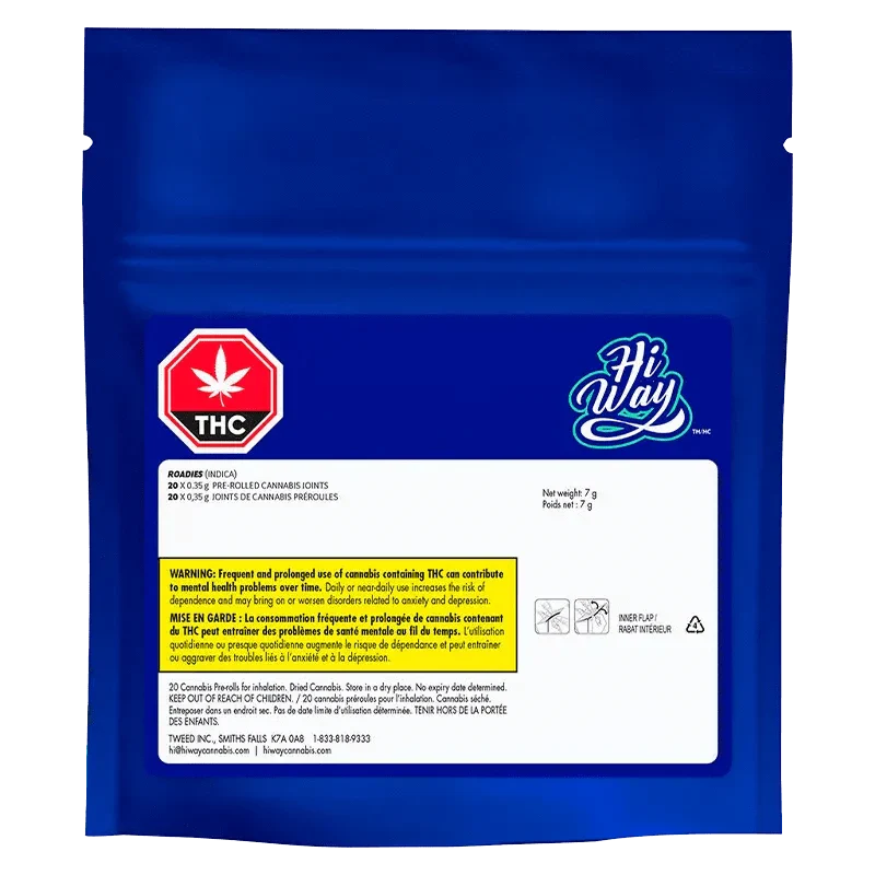 Hiway Roadies Indica PR 20 x 0.35 g - Image 3