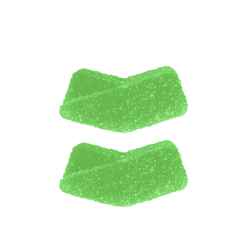 Sour Green Apple 10:10 CBG:THC Gummies - Image 2