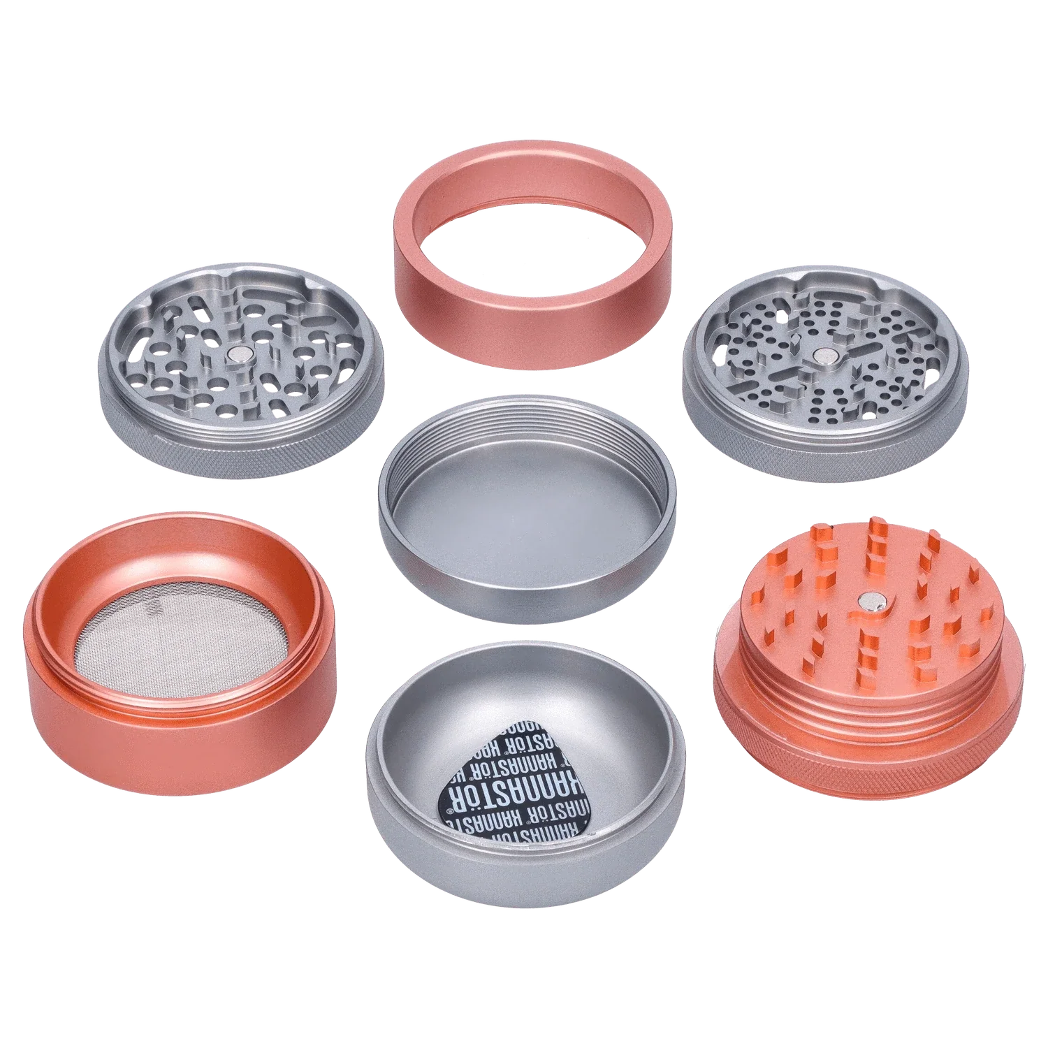 GR8TR Solid Body Grinder 2.2 inch - Rose Gold - Image 3