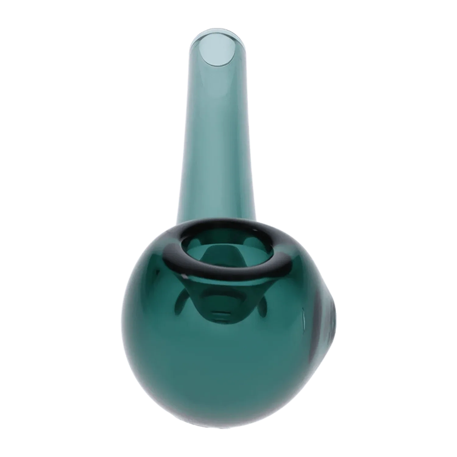 Everyday Essentials Bent Spoon Pipe - Teal - 4in. - Image 2
