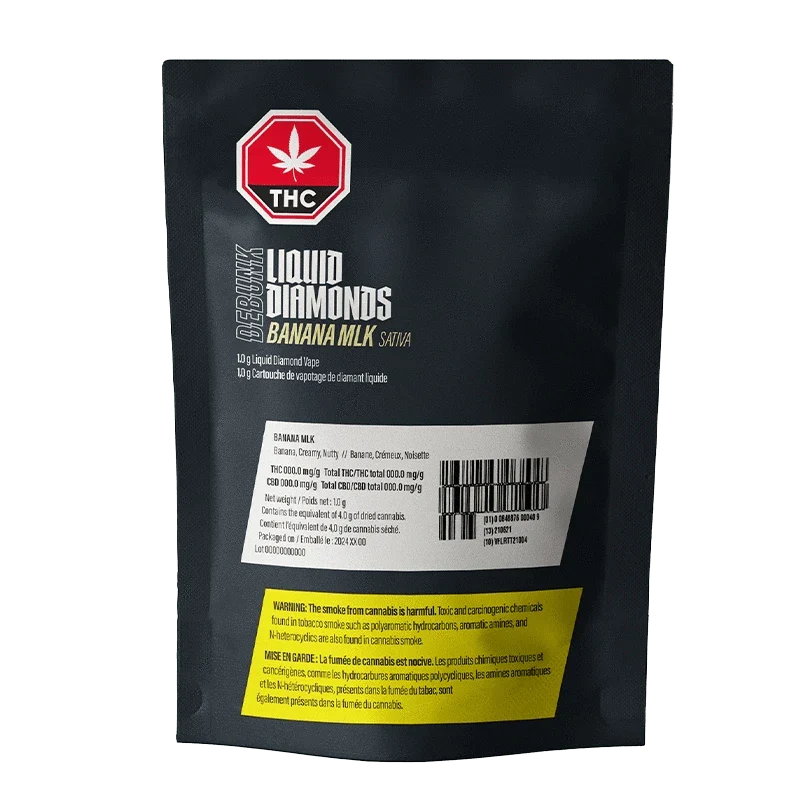 Banana MLK Liquid Diamond Vape Cartridge - Image 3