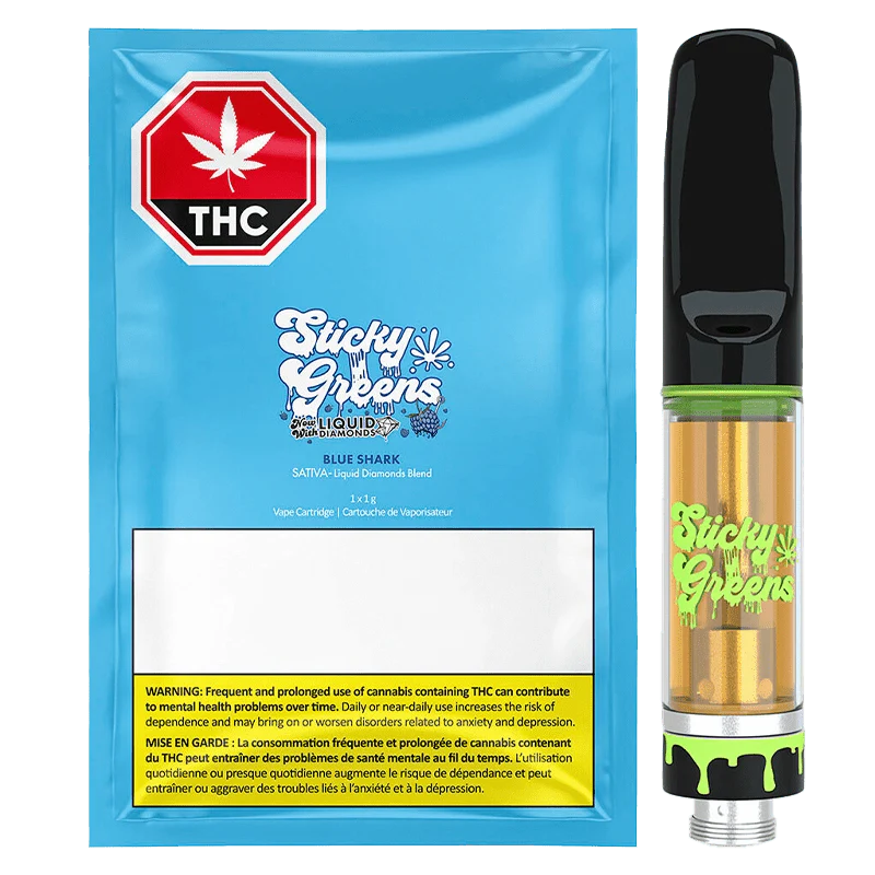 Blue Shark - Liquid Diamonds Vape Cartridge