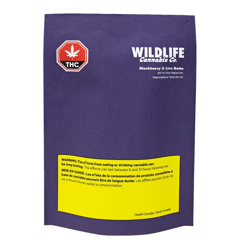 Live Resin Blackberry Gelato Disposable Vape - Image 3