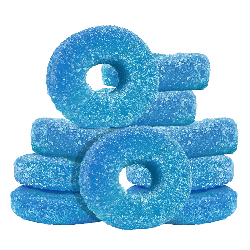 Live Rosin Sour Blueberry Gummies - Image 2