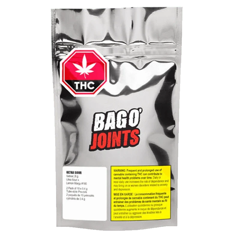 Bag O' Joints Ultra Sour Sativa Tube PR 20 x 0.4 g - Image 3