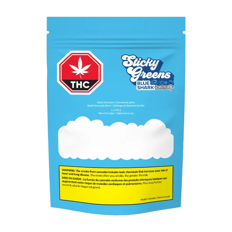 Blue Shark Liquid Diamond Disposable Vape - Image 3