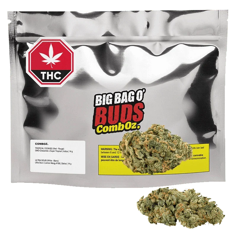 Comboz: Ultra Sour + Tropical Cookies 2 x 14 g