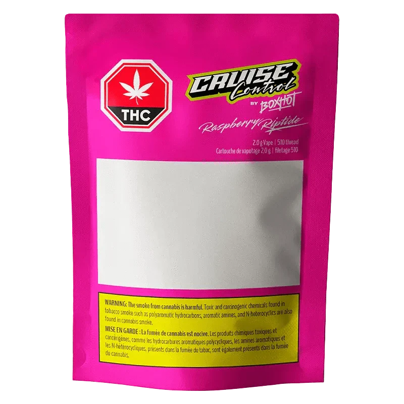 Raspberry Riptide THC + CBD Vape Cartridge - Image 3