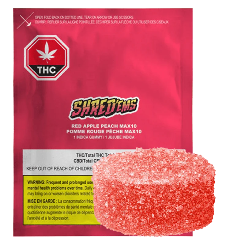 Red Apple Peach Max10 THC Gummy