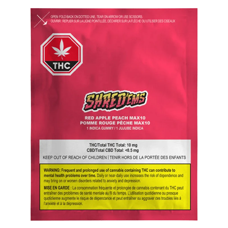 Red Apple Peach Max10 THC Gummy - Image 3