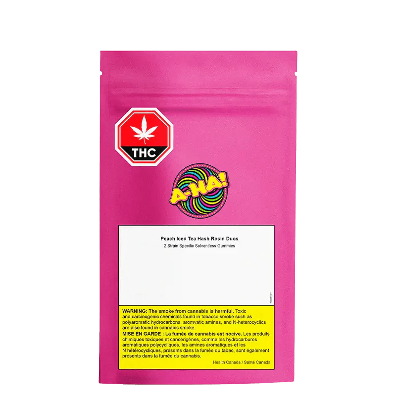 Peach Iced Tea Hash Rosin Duos Gummies - Image 3
