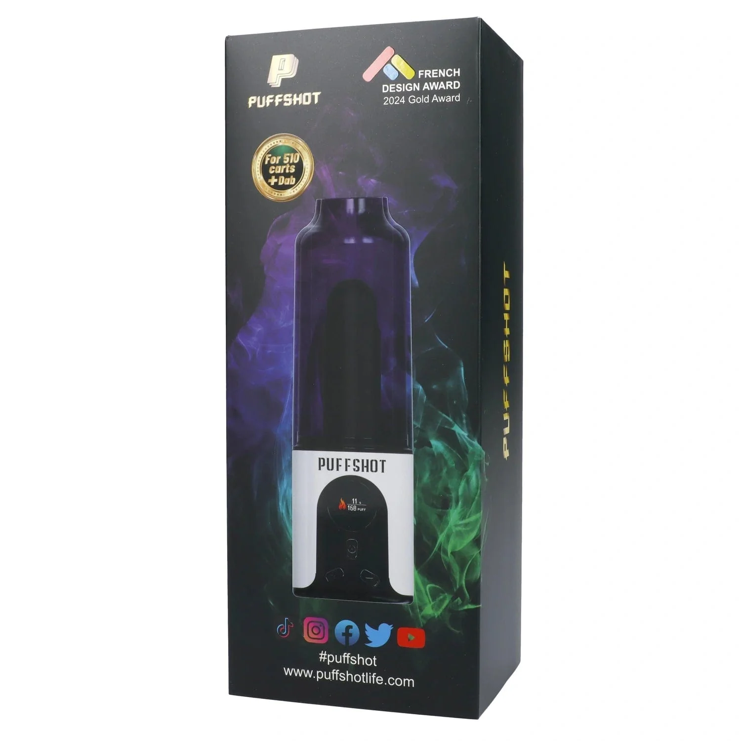 Puffshot Portable 510 Vape Cup White - Image 8