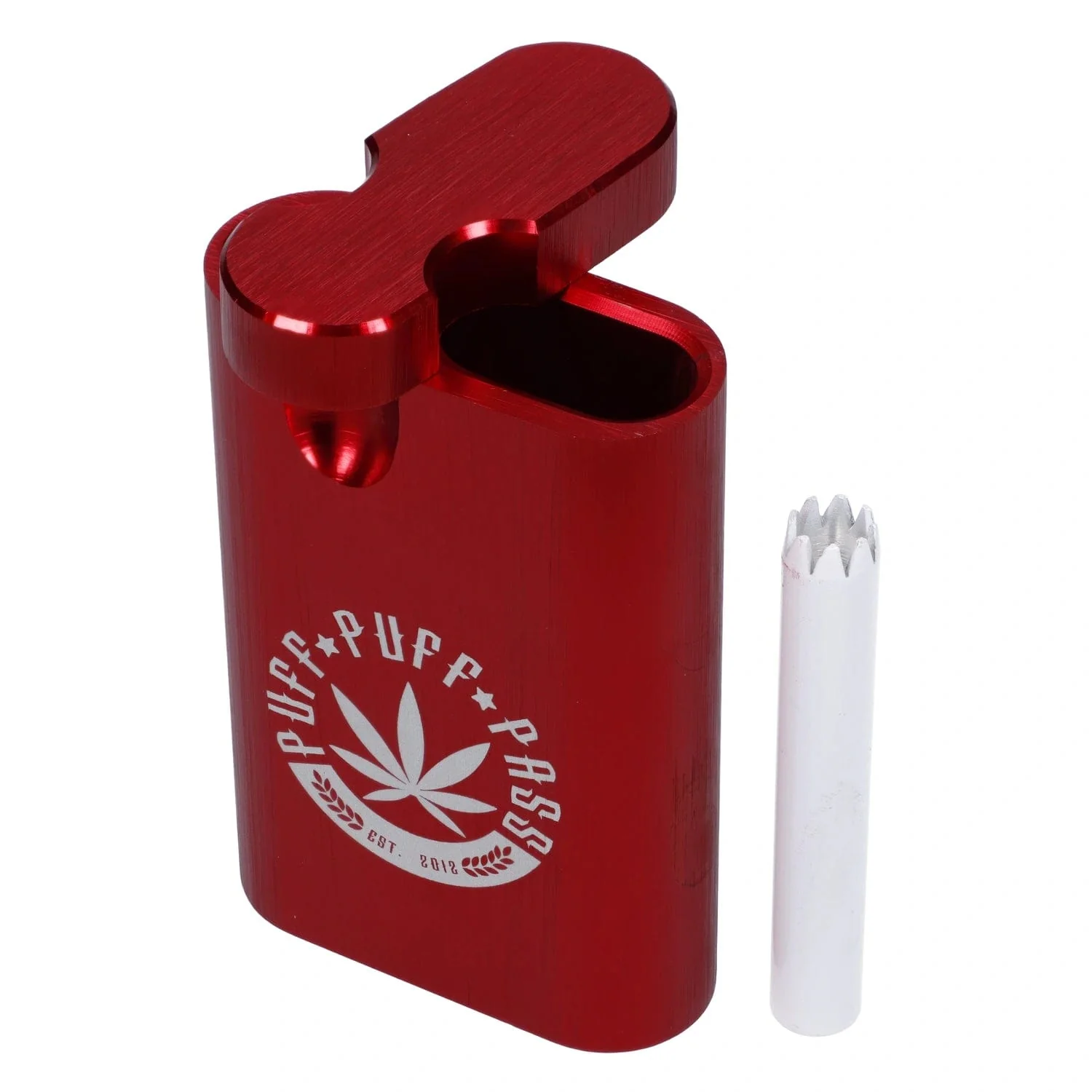 Puff Puff Pass Small Aluminum Dugout - Red - Image 4