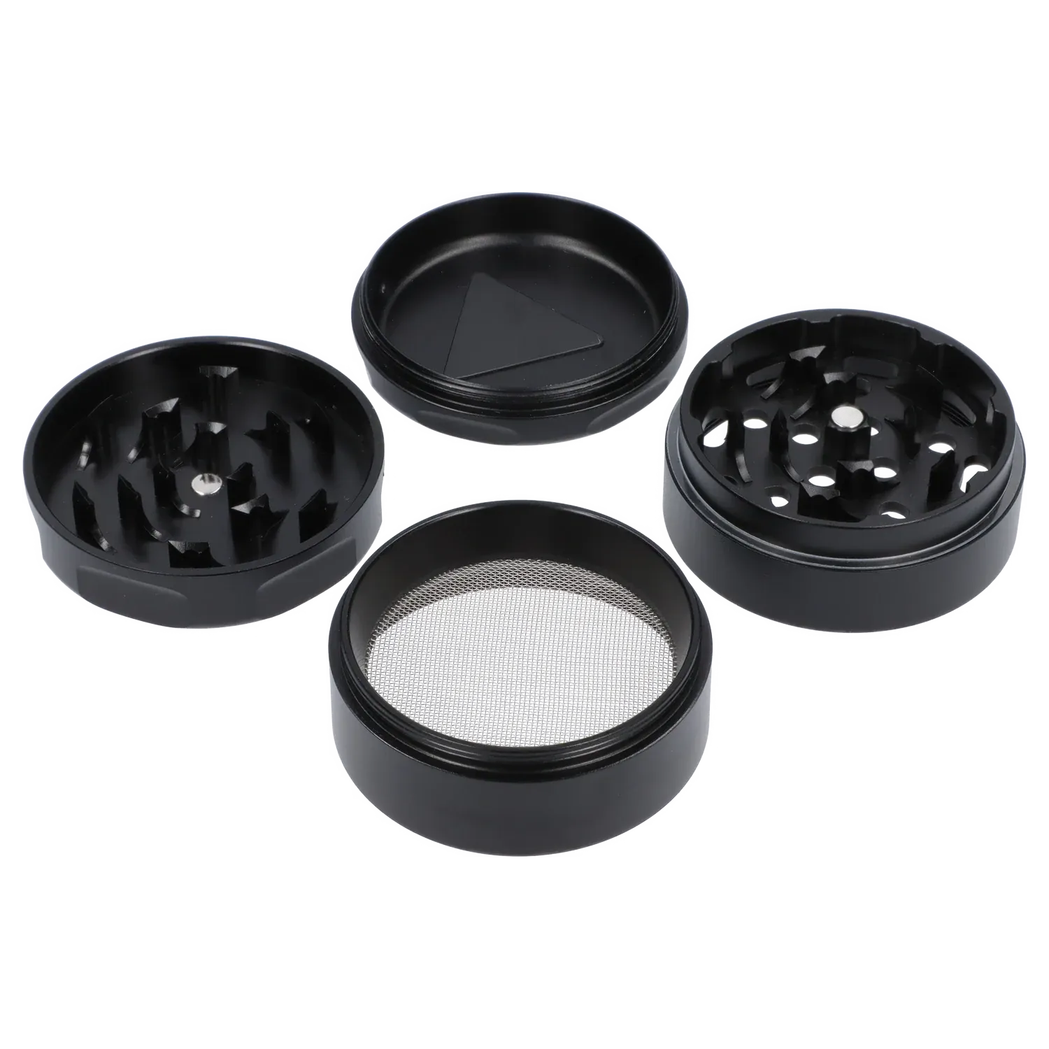 Puff Puff Pass Strains OG Kush Grinder-Black - Image 5