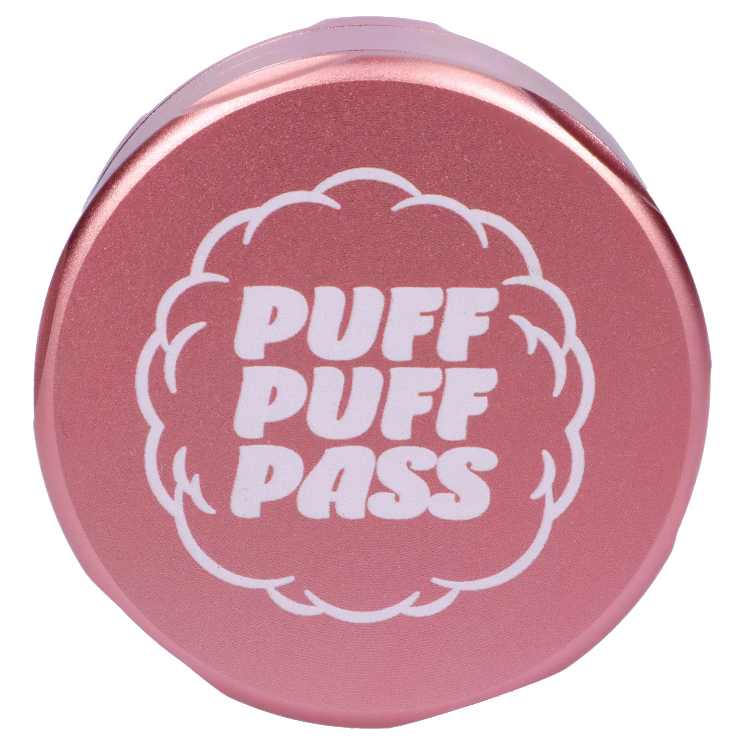 Puff Puff Pass Strains Pink Kush Grinder-Light Pink - Image 4