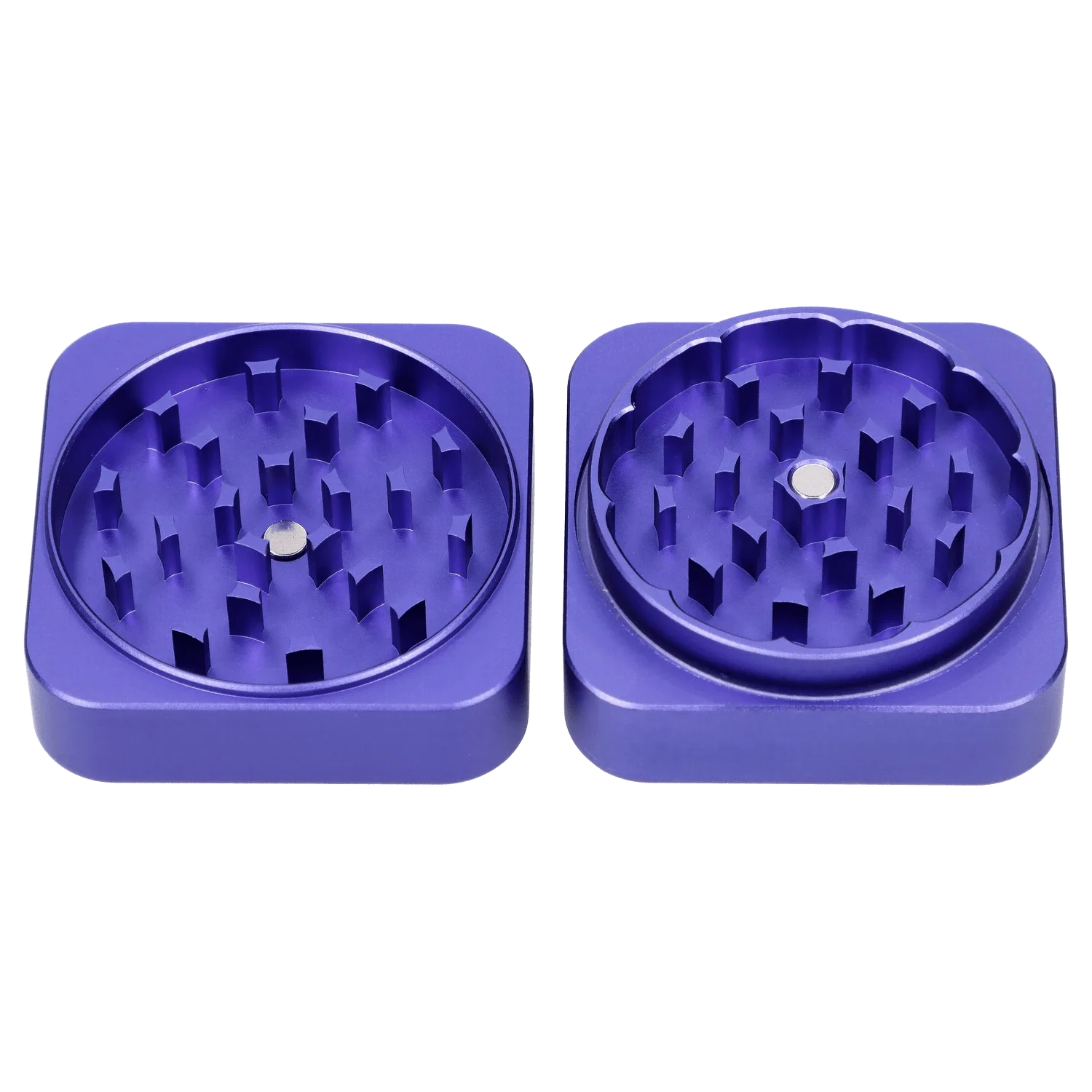 Queen of Bud 2 Stage Grinder Amethyst - Image 5