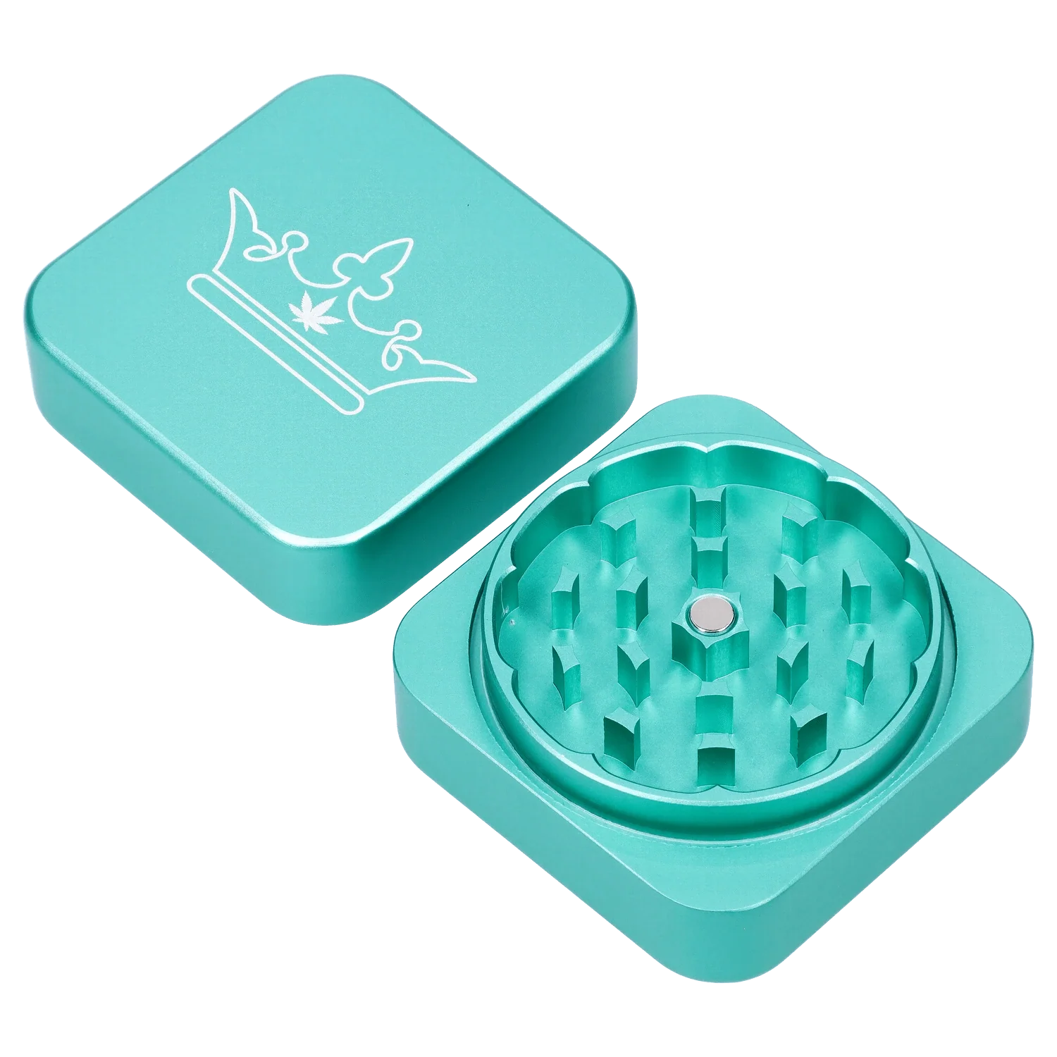 Queen of Bud 2 Stage Grinder Aventurine - Image 4