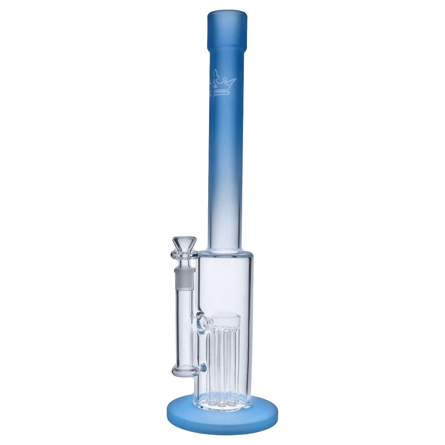 Queen of Bud Blue Topaz Special Edition Waterpipe - 18 in. - Image 2