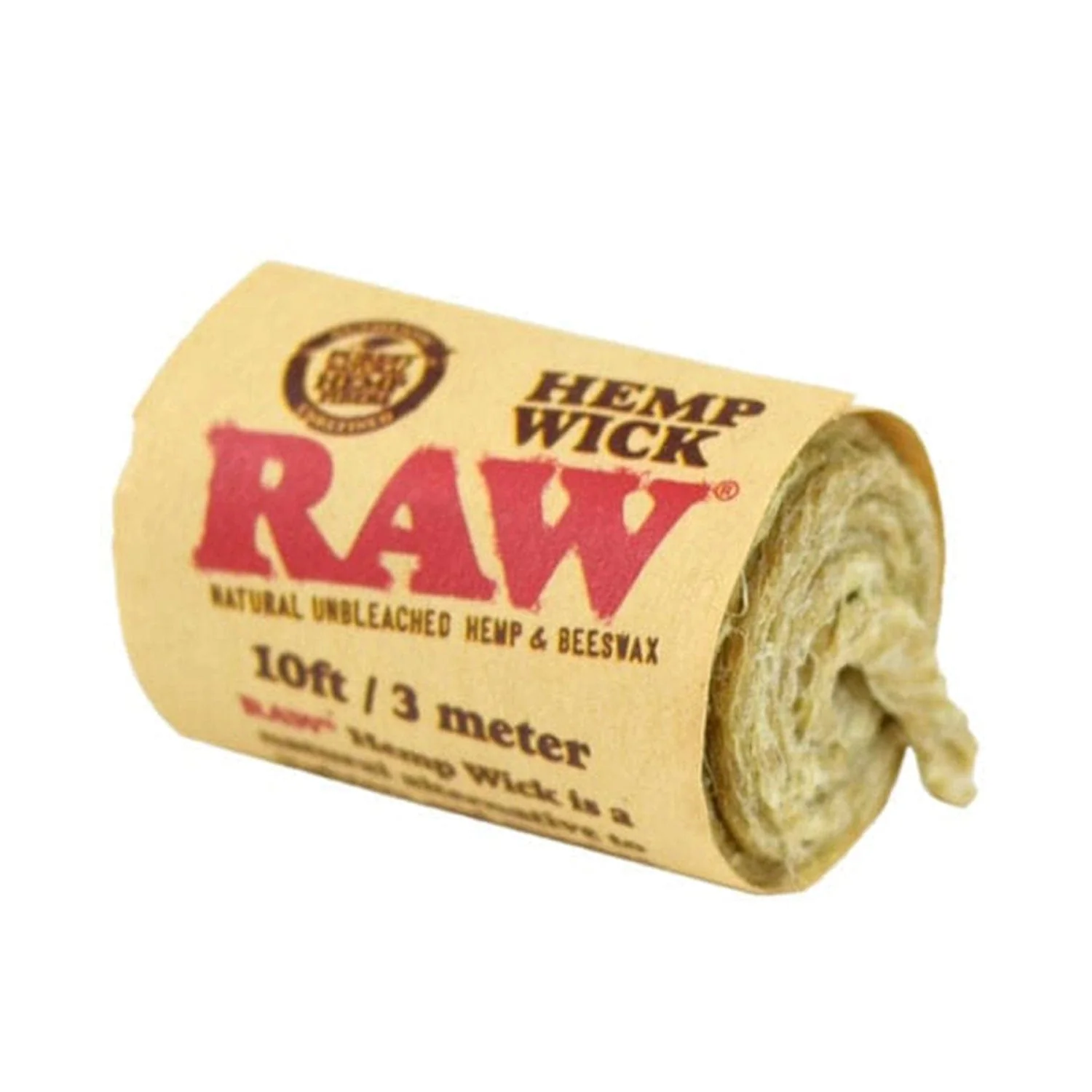 Raw Hemp Wick - 10ft