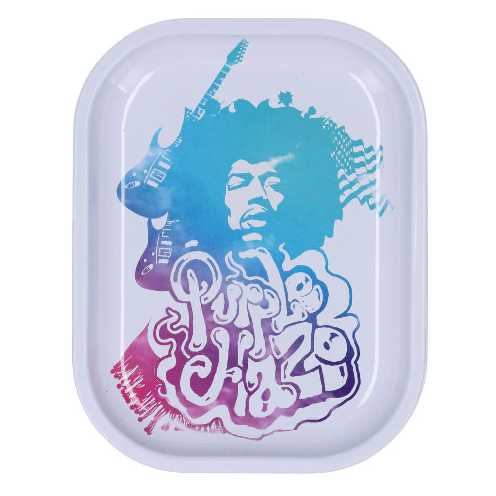 Rocklegenden Jimi Purple Haze Rolling Tray - Klein