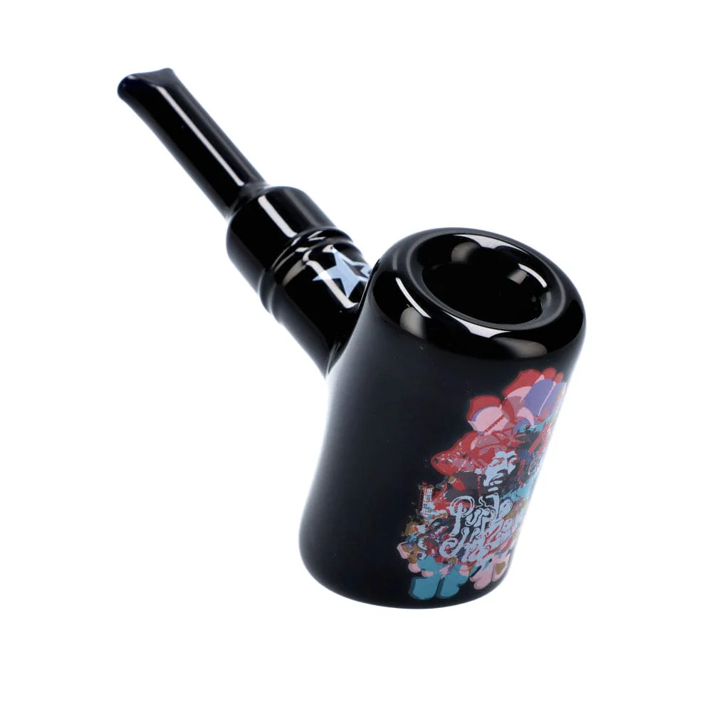 Rocklegenden Jimi Rainbow Haze Sherlock-Pfeife - Schwarz - 6 Zoll. - Image 3