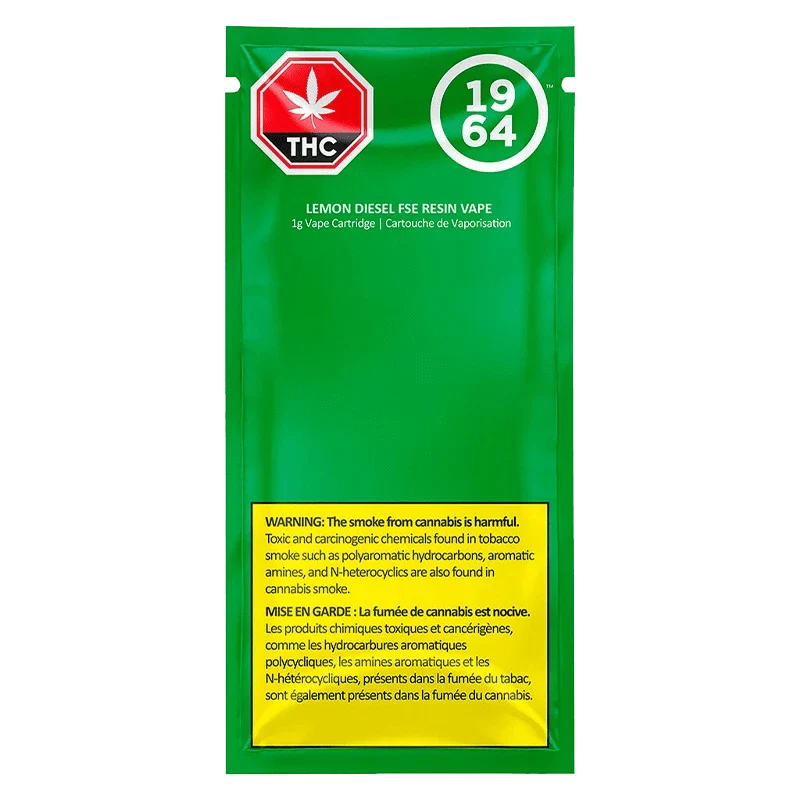 Lemon Diesel FSE Resin Vape Cartridge - Image 3