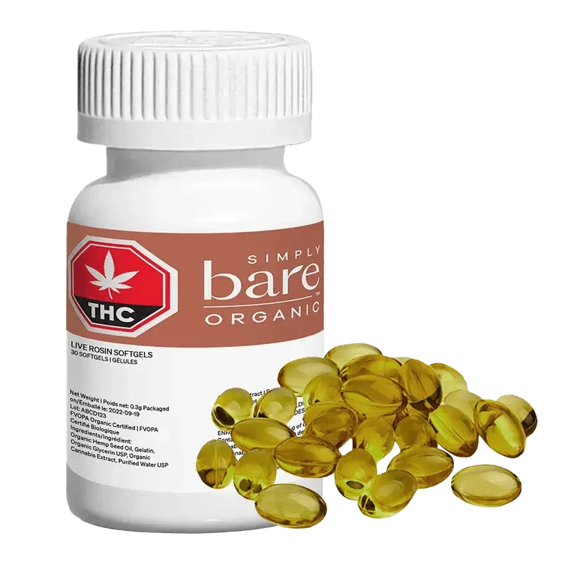 Organic Live Rosin Softgels