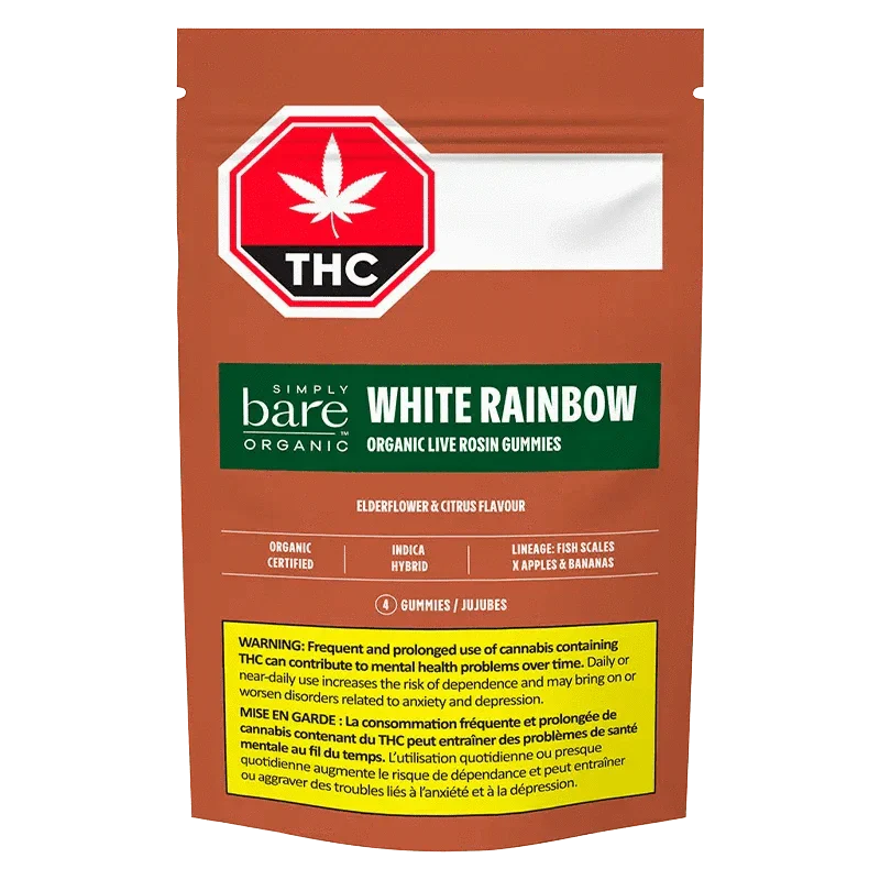 White Rainbow Organic Live Rosin Gummies - Image 3