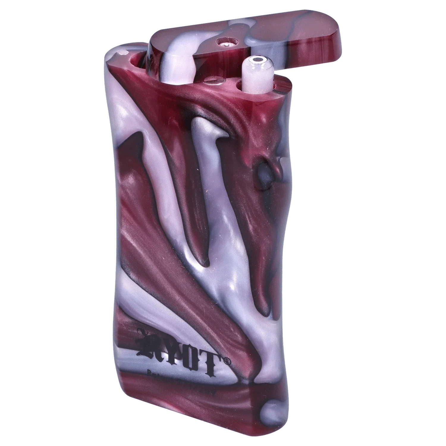 RYOT Large 3 in. Acrylic Magnetic Dugout in Purple with Matching Bat - Image 4