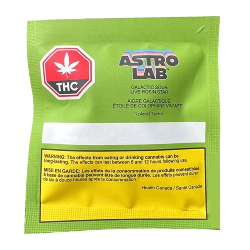 Galactic Sour Live Rosin Star THC Gummy - Image 3