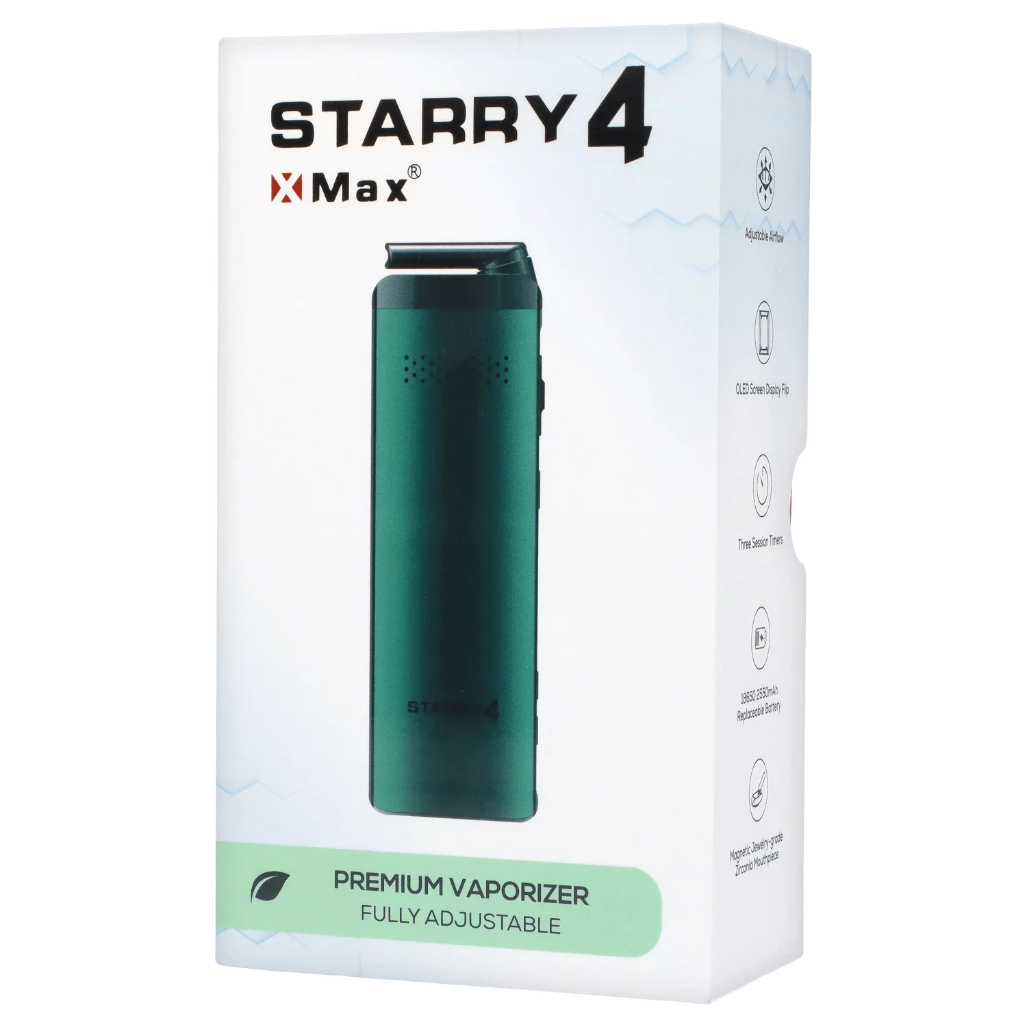 Xvape Starry 4.0 Dry Herb Vaporizer - Evergreen - Image 7