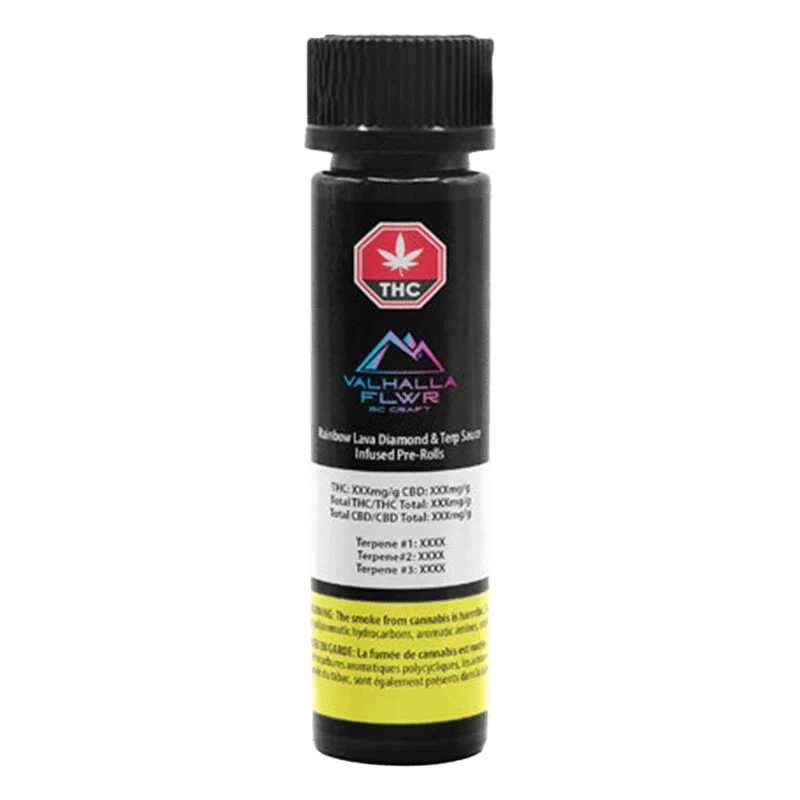 Rainbow Lava Diamond & Terp Sauce Infused PR 5 x 0.5 g - Image 3