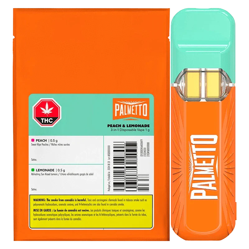 Peach & Lemonade 3-In-1 Disposable Vape