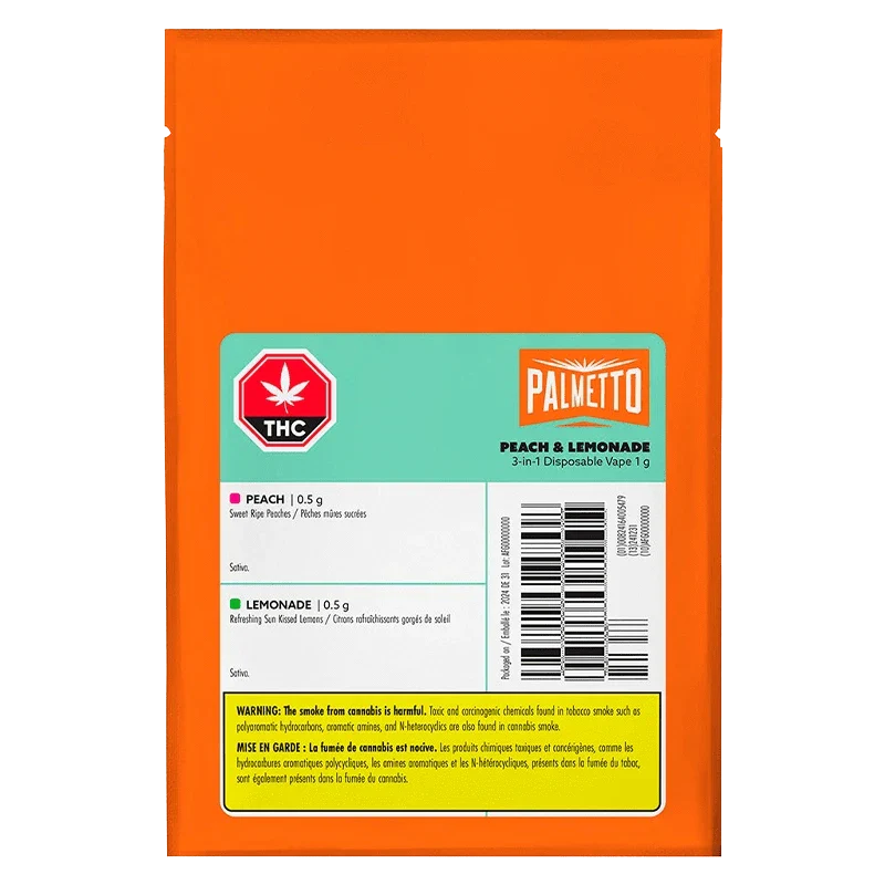 Peach & Lemonade 3-In-1 Disposable Vape - Image 3
